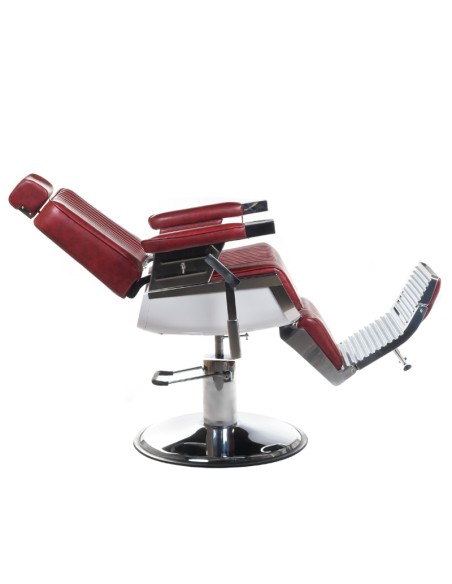 LUMBER BH-31823 Burgundy Barber Chair | Bella Furniture Ireland