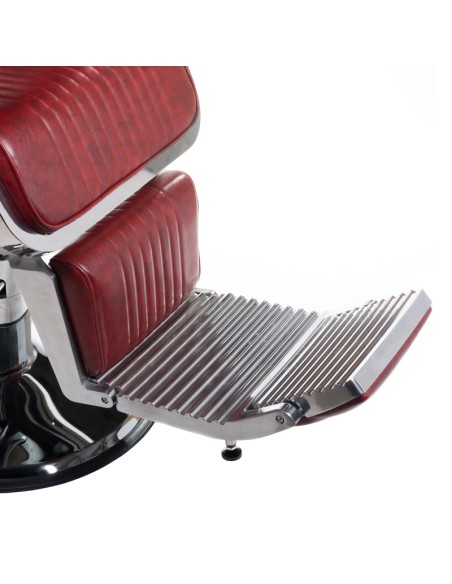 LUMBER BH-31823 Burgundy Barber Chair | Bella Furniture Ireland