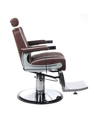 Barber Chair ODYS BH-31825M Professional Styling Matt Brown | Bella Furniture Ireland