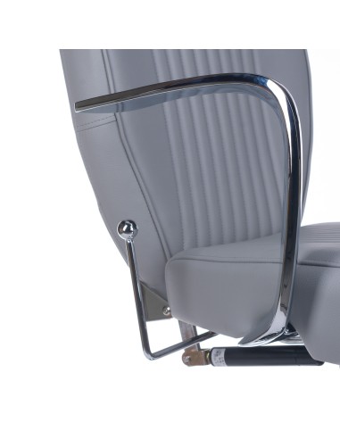 OLAF BH-3273 Light Grey Barber Chair | Bella Furniture Ireland
