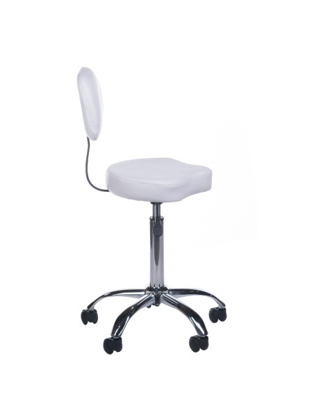 Professional Beauty Stool BH-7268 For Salons & Spas White | Bella Furniture Ireland