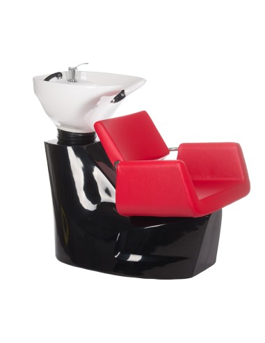 Hairdressing Wash Unit Vito BH-8022 Professional Salon Red | Bella Furniture Ireland
