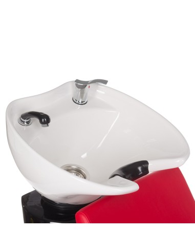 Hairdressing Wash Unit Vito BH-8022 Professional Salon Red | Bella Furniture Ireland