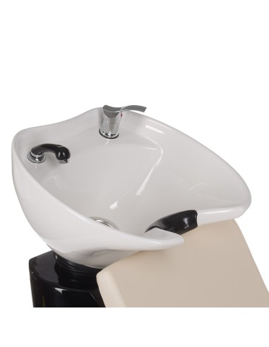 Vito BH-8022 Cream Hairdressing Wash Unit | Bella Furniture Ireland
