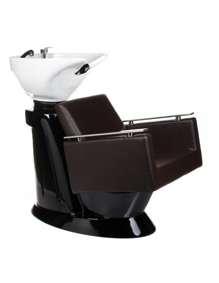 MILO BH-8025 Brown Hairdressing Wash Unit | Bella Furniture Ireland