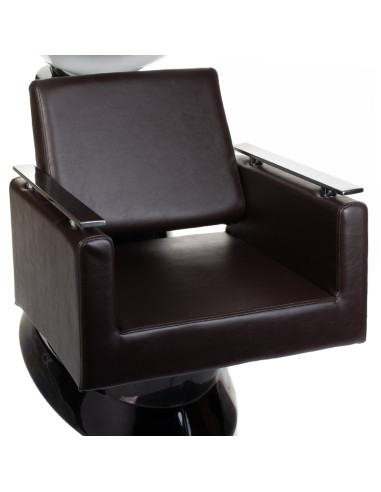 MILO BH-8025 Brown Hairdressing Wash Unit | Bella Furniture Ireland
