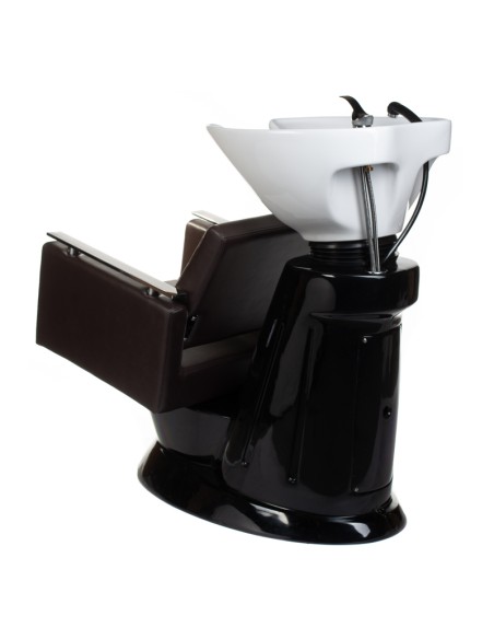 MILO BH-8025 Brown Hairdressing Wash Unit | Bella Furniture Ireland