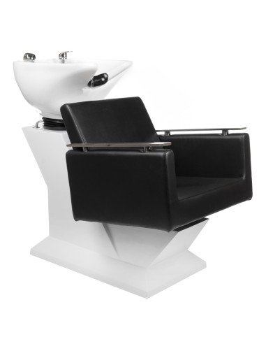 Hairdressing Wash Unit MILO BH-8025 Professional Salon Black | Bella Furniture Ireland