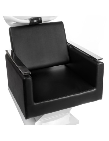 Hairdressing Wash Unit MILO BH-8025 Professional Salon Black | Bella Furniture Ireland