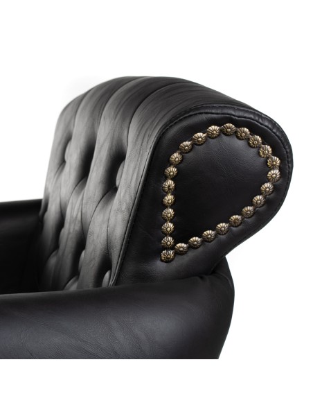 ALBERTO BH-8038 Black Hairdressing Chair | Bella Furniture Ireland