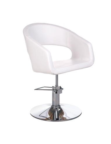 BH-8821 White Hairdressing Chair | Bella Furniture Ireland