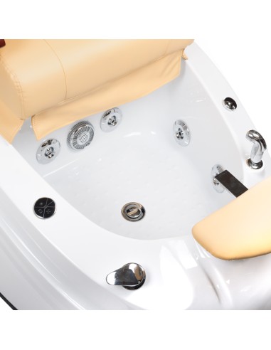 BR-2307 Beige Pedicure Spa Chair | Bella Furniture Ireland