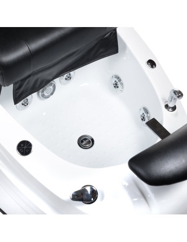 SPA Pedicure Chair BR-2307 with Massage & Hydromassage Black | Bella Furniture Ireland