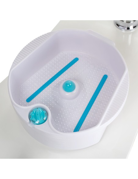 Pedicure Chair BR-2308 With Foot Massager White | Bella Furniture Ireland