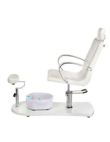 Pedicure Chair BR-2308 With Foot Massager White | Bella Furniture Ireland