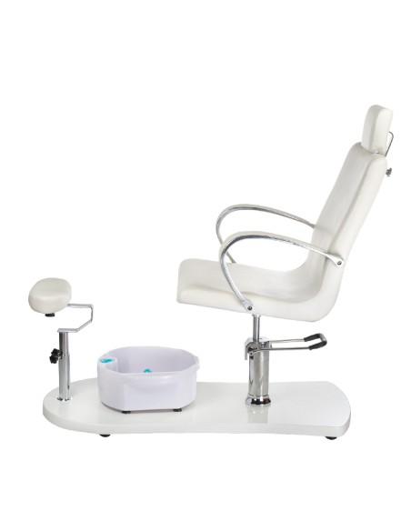 Pedicure Chair BR-2308 With Foot Massager White | Bella Furniture Ireland