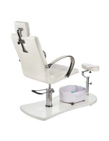 Pedicure Chair BR-2308 With Foot Massager White | Bella Furniture Ireland