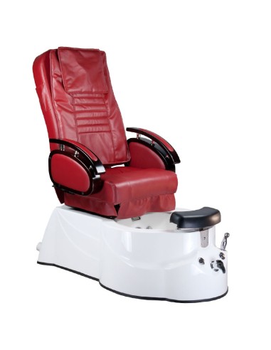Pedicure Spa Chair BR-3820D Massage & Therapy Burgundy | Bella Furniture Ireland