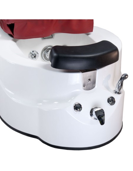 Pedicure Spa Chair BR-3820D Massage & Therapy Burgundy | Bella Furniture Ireland
