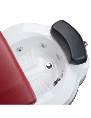 Pedicure Spa Chair BR-3820D Massage & Therapy Burgundy | Bella Furniture Ireland