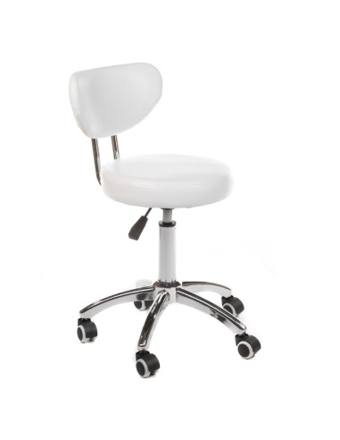 Cosmetic Stool BT-229 Professional Salon White | Bella Furniture Ireland
