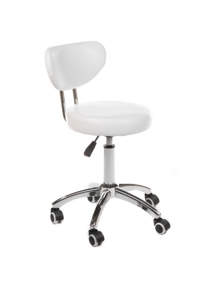 Cosmetic Stool BT-229 Professional Salon White | Bella Furniture Ireland