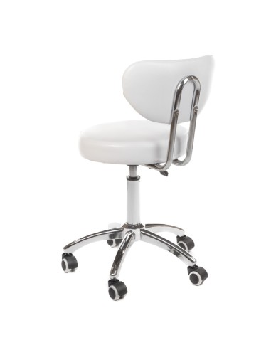 Cosmetic Stool BT-229 Professional Salon White | Bella Furniture Ireland