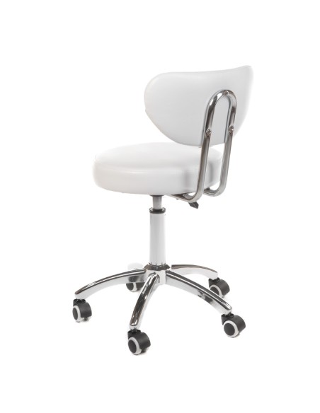 Cosmetic Stool BT-229 Professional Salon White | Bella Furniture Ireland
