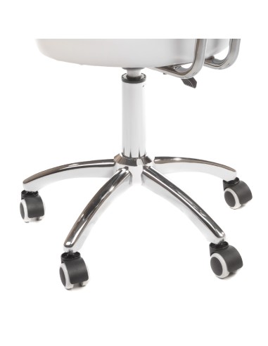 Cosmetic Stool BT-229 Professional Salon White | Bella Furniture Ireland