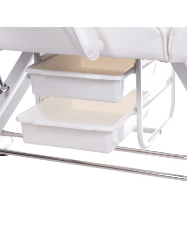 Cosmetic & Pedicure Chair BW-263 White | Ireland
