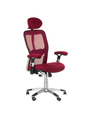 Ergonomic Salon Chair CorpoComfort BX-4147 Staff Seating Red | Bella Furniture Ireland