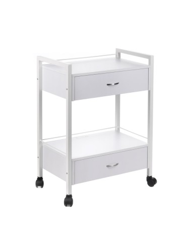 Cosmetic Cabinet BY-7017 Salon Storage Trolley White | Bella Furniture Ireland