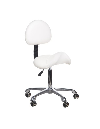 BY-8373 White Cosmetic Stool | Bella Furniture Ireland