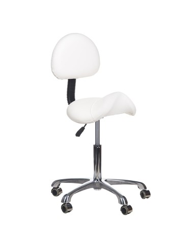 BY-8373 White Cosmetic Stool | Bella Furniture Ireland