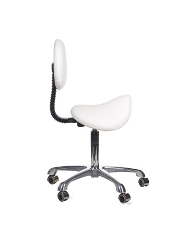 BY-8373 White Cosmetic Stool | Bella Furniture Ireland