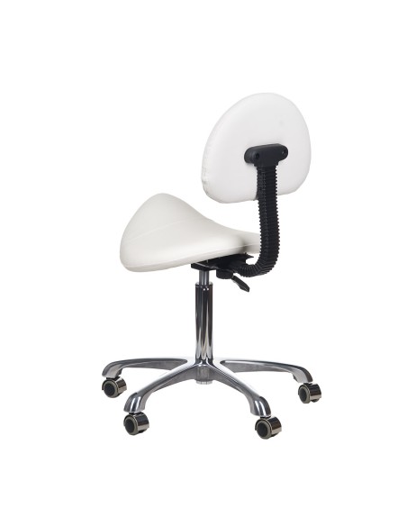 BY-8373 White Cosmetic Stool | Bella Furniture Ireland