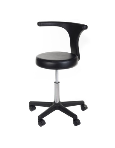 NG-CH049 Black Medical Stool with Armrest | Bella Furniture Ireland