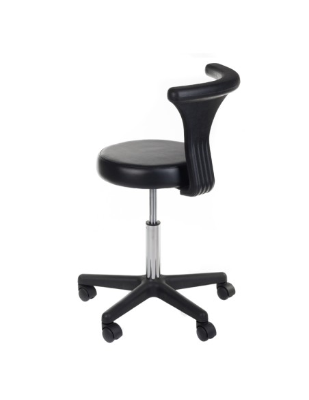 NG-CH049 Black Medical Stool with Armrest | Bella Furniture Ireland