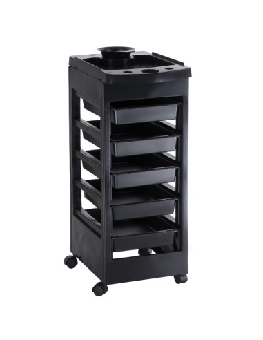 Salon Trolley NG-ST008 Mobile Storage Black | Bella Furniture Ireland