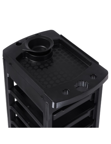 Salon Trolley NG-ST008 Mobile Storage Black | Bella Furniture Ireland