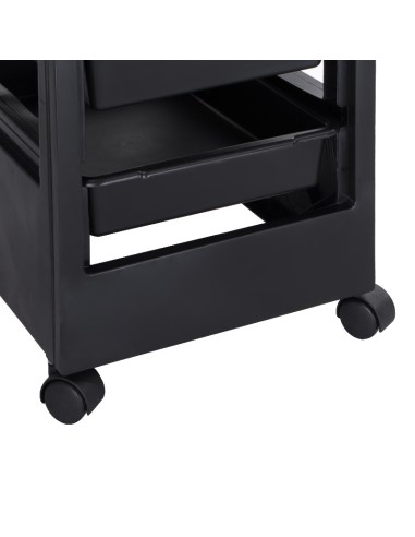 Salon Trolley NG-ST008 Mobile Storage Black | Bella Furniture Ireland