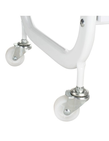 NG-ST027 White Cosmetic Trolley | Bella Furniture Ireland
