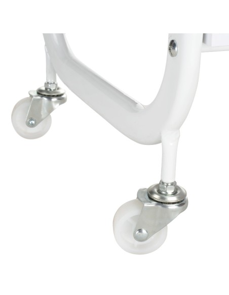 NG-ST027 White Cosmetic Trolley | Bella Furniture Ireland