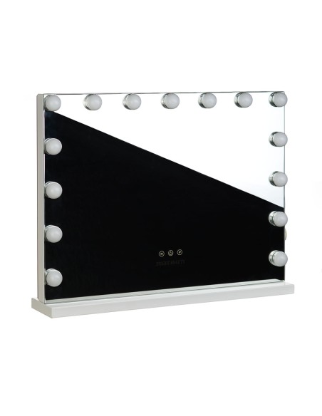 5846-Z Silver LED Makeup Mirror | Bella Furniture Ireland