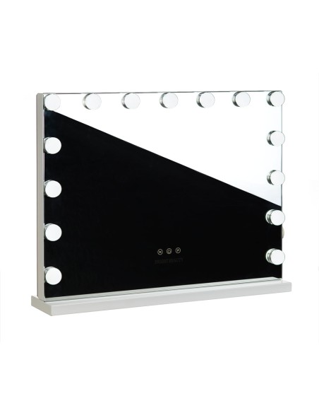 5846-Z Silver LED Makeup Mirror | Bella Furniture Ireland