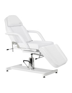 Hydraulic cosmetic chair Sillon 210 with cradle white