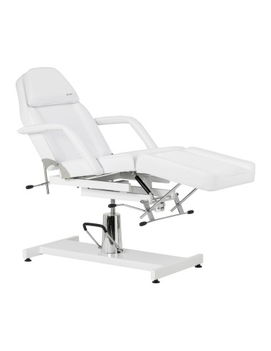 Hydraulic cosmetic chair Sillon 210 with cradle white