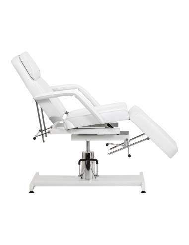 Hydraulic cosmetic chair Sillon 210 with cradle white
