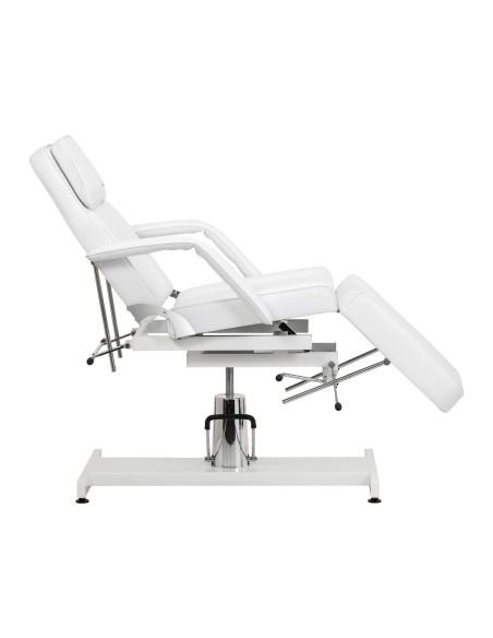 Hydraulic cosmetic chair Sillon 210 with cradle white