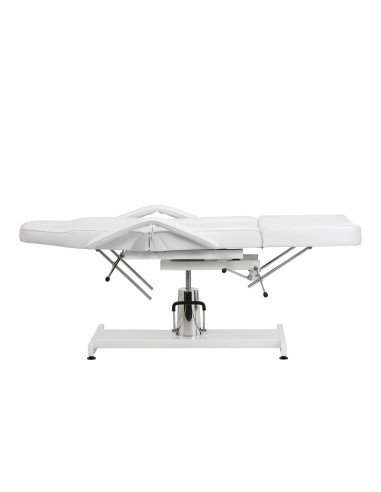 Hydraulic cosmetic chair Sillon 210 with cradle white